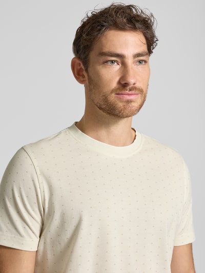 Lerros T-Shirt mit Rundhalsausschnitt Offwhite 3