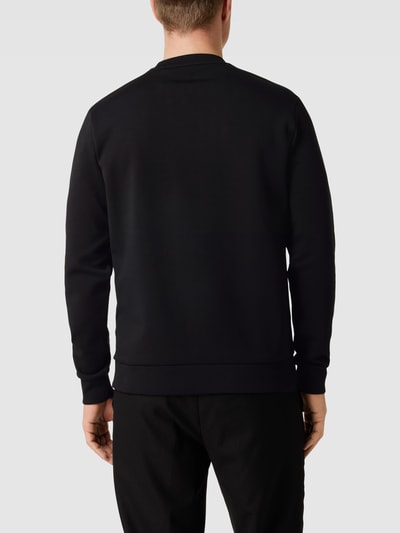 BOSS Green Sweatshirt mit Label-Stitching Modell 'Salbo' Black 5