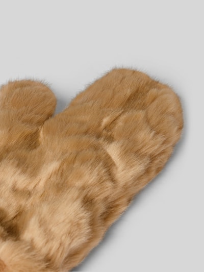 Marc Cain Fäustlinge mit abnehmbarer Kordel Camel 4
