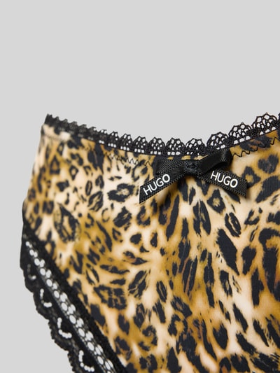 HUGO String mit Label-Detail Modell 'UNIQUE' Beige 2