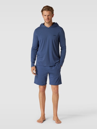 BOSS Sweatshorts mit elastischem Bund Blau 1