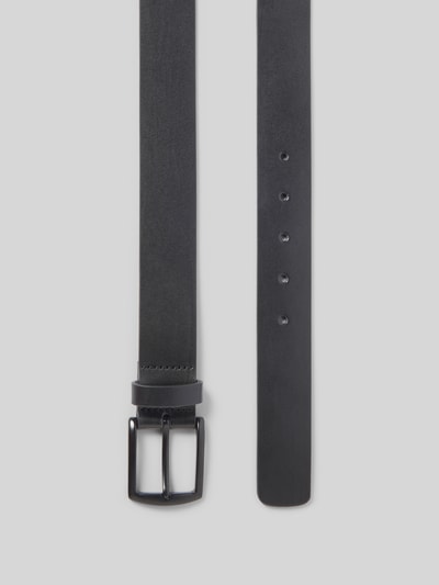MCNEAL Ledergürtel mit Dornschließe Black 4