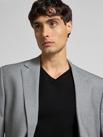 SELECTED HOMME Regular fit T-shirt van katoenmix, model 'NEWPIMA' Zwart - 3