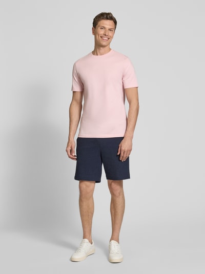 BOSS Regular Fit Bermudas mit Gesäßtasche Modell 'Leoni' Marine 1