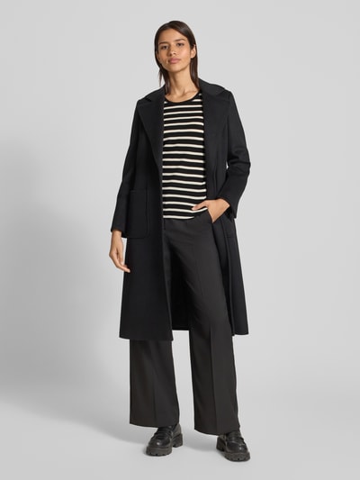 Lanius Shirt met lange mouwen van scheerwol met ronde hals Offwhite - 1