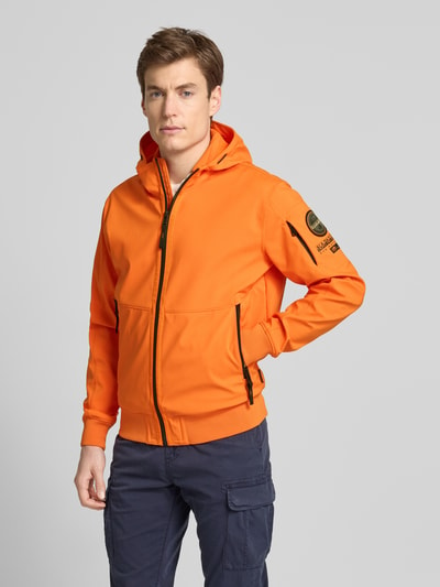 Napapijri Jacke mit Reißverschlusstaschen Modell 'MELVILLE' Orange 4