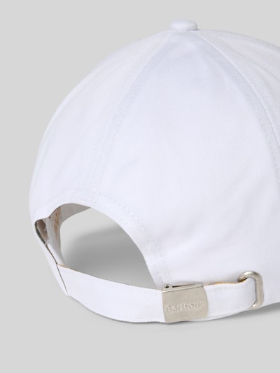 Barbour Basecap aus reiner Baumwolle Weiss 3