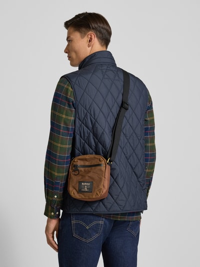 Barbour Umhängetasche aus Baumwolle Cognac 1