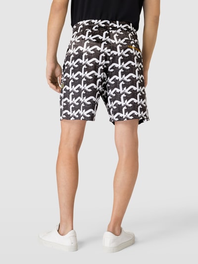 CARLO COLUCCI Shorts mit Allover-Muster Black 5