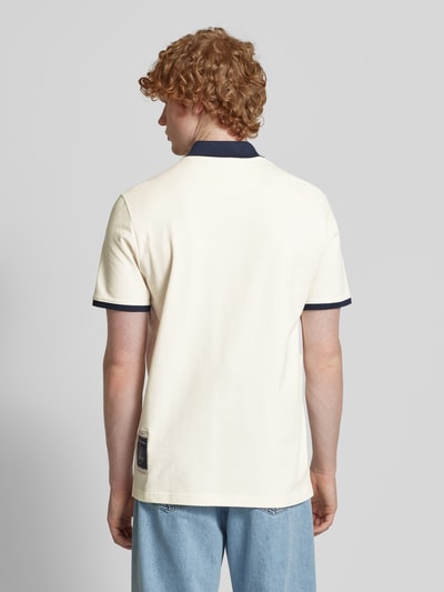 CHAMPION Koszulka polo z wyhaftowanym logo Złamany biały 5