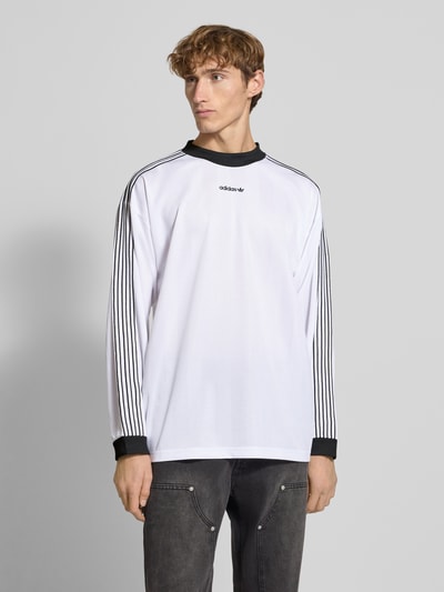 adidas Originals Longsleeve mit gerippten Abschlüssen Weiss 4