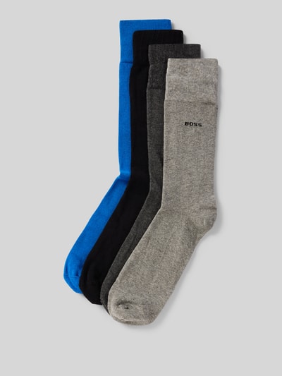 BOSS Socken mit Label-Stitching im 4er-Pack Blau 1