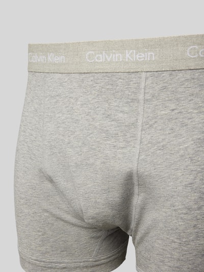 Calvin Klein Underwear Trunks mit Label-Bund im 3er-Pack Hellgrau 2