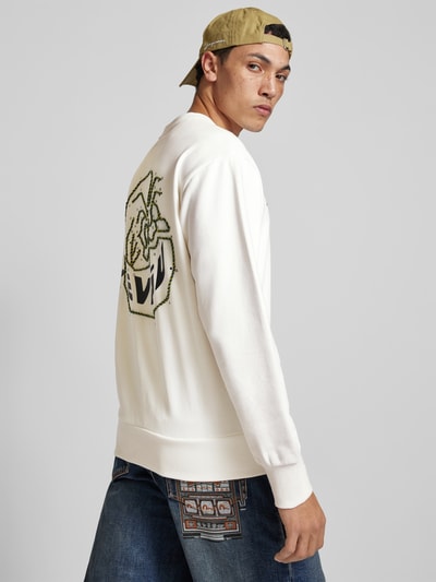 Evisu Sweatshirt mit Stehkragen Offwhite 3