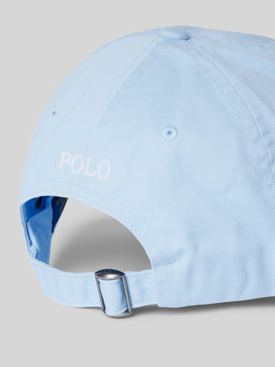 Polo Ralph Lauren Basecap mit Logo-Stitching Hellblau 3