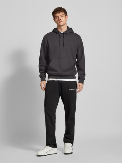 CHAMPION Hoodie met logopatch Antraciet - 1