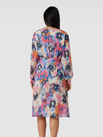 More & More Knielanges Kleid mit Allover-Print Rosa 5
