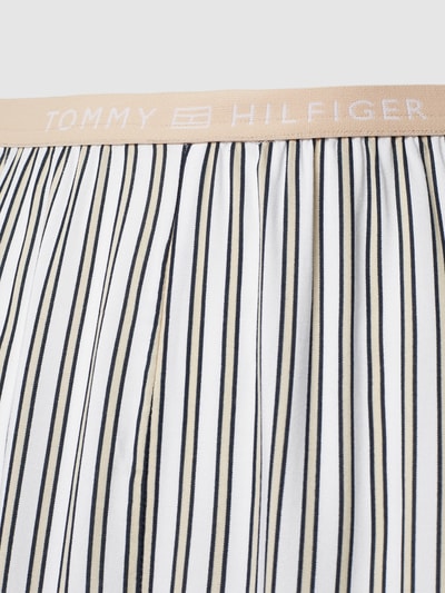 TOMMY HILFIGER Pyjama-Hose mit Streifenmuster Beige 2