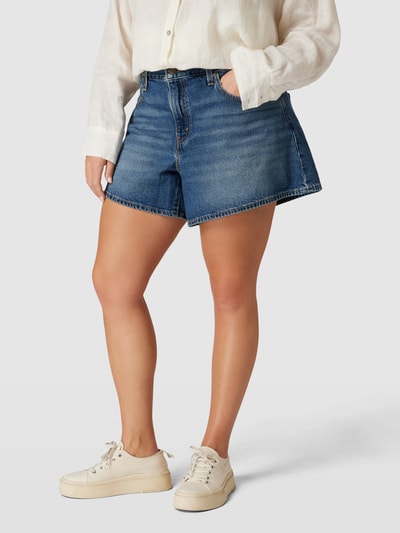 Levi's Plus Szorty jeansowe PLUS SIZE z czystej bawełny Jeansowy niebieski 4