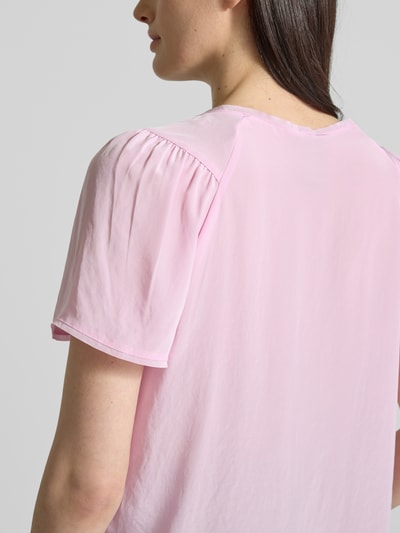 Marc Cain Blusenshirt mit V-Ausschnitt Pink 3