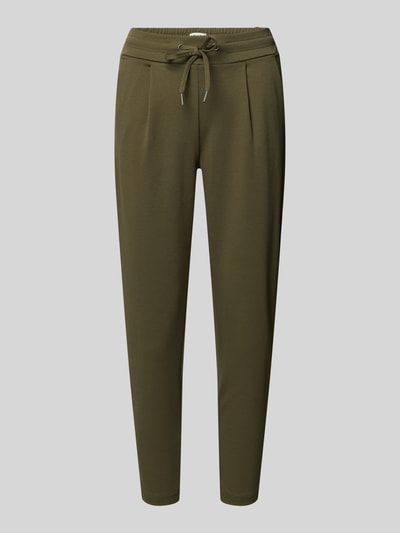 ICHI Sweatpants mit elastischem Bund Modell 'KATE' Oliv 1