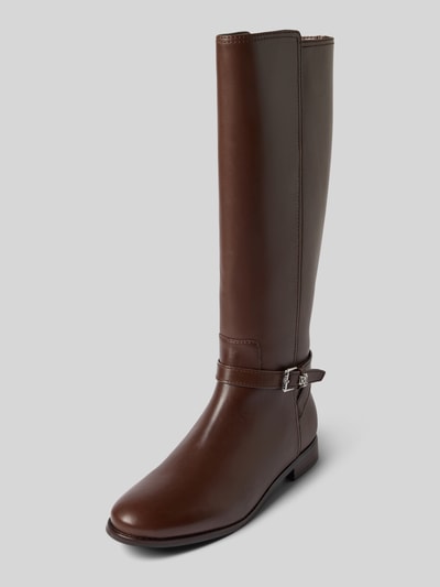 Lauren Ralph Lauren Stiefel aus echtem Leder Modell 'Brooke' Dunkelbraun 1