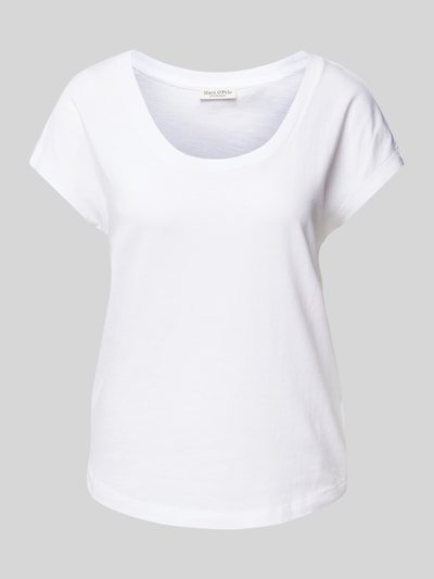 Marc O'Polo T-shirt z okrągłym dekoltem Biały 2