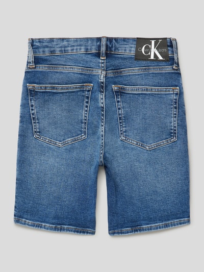 Calvin Klein Jeans Szorty jeansowe o kroju regular fit z 5 kieszeniami Jeansowy niebieski 3