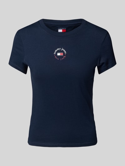 Tommy Jeans T-Shirt mit Rundhalsausschnitt Modell 'ESSENTIAL' Marine 2