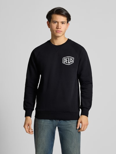 DEUS EX MACHINA Sweatshirt met logo en ronde hals Zwart - 4