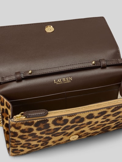 Lauren Ralph Lauren Umhängetasche aus echtem Kalbsleder Modell 'ADAIR' Beige 4