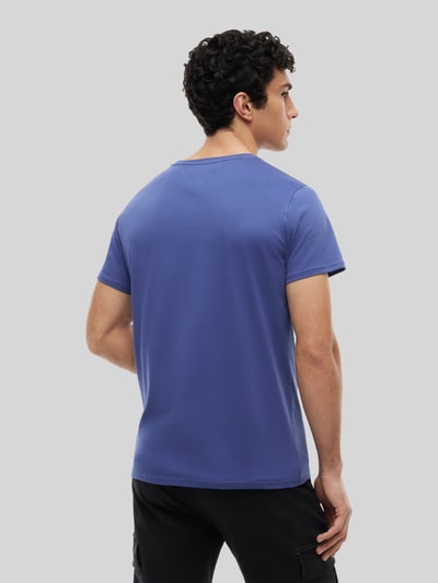 Tommy Jeans Regular Fit T-Shirt aus reiner Baumwolle Rauchblau 5