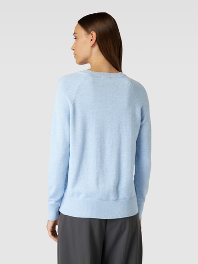 Montego Gebreide pullover met ribboorden Lichtblauw gemêleerd - 5