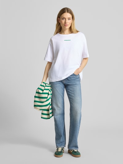 Armedangels Oversized T-Shirt aus reiner Baumwolle Modell 'GIANNAA DIFFERENCE' Weiss 1