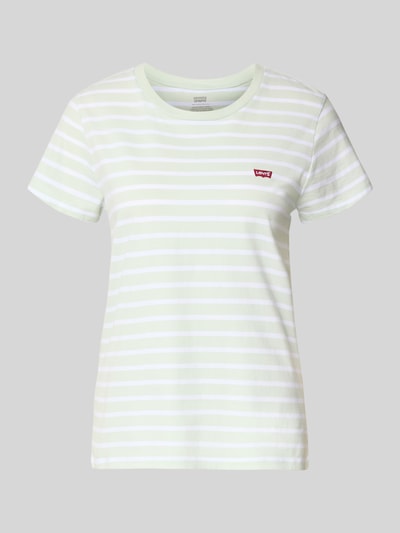 Levi's® Regular Fit T-Shirt aus reiner Baumwolle Modell 'PERFECT TEE' Hellblau 2
