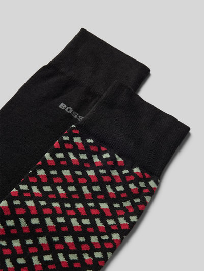 BOSS Socken mit Label-Detail im 2er-Pack Black 2