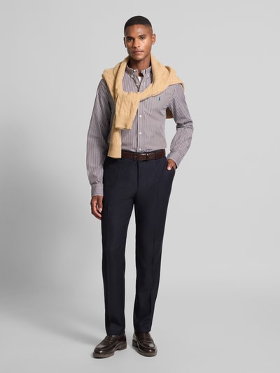 Polo Ralph Lauren Freizeithemd mit Knopfleiste Mittelbraun 1