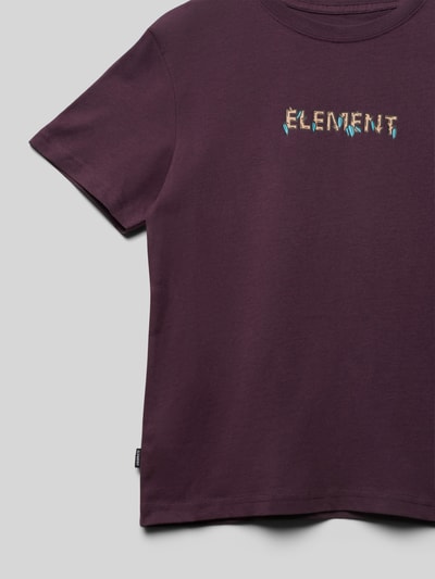 Element T-Shirt mit Rundhalsausschnitt Modell 'KOALA' Pflaume 2