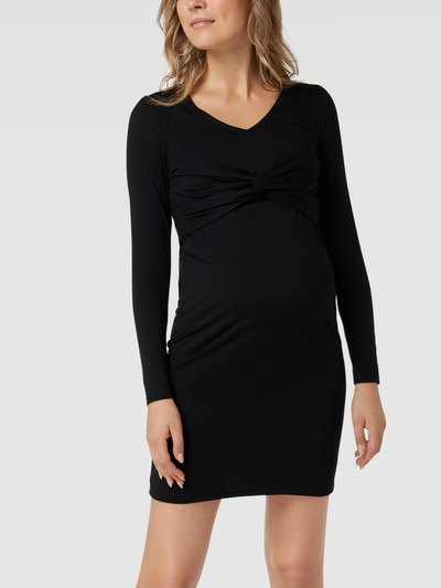 Mamalicious Sukienka ciążowa z drapowaniem Czarny 4