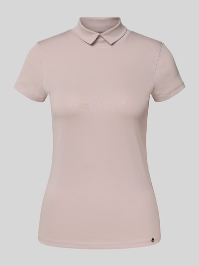 Marc Cain T-shirt van een mix van katoen en elastaan met col Kit - 2