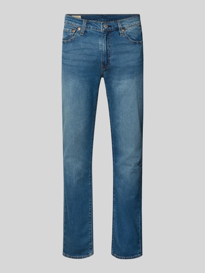 Produktfoto, Jeans mit 5-Pocket-Design von Levi's®, blau, schmal geschnitten, Baumwoll-Elasthan-Mix, sichtbare Waschung, Slim Fit