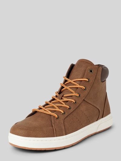 Levi’s® Acc. Sneaker mit Schnürverschluss Modell 'PIPER MID' Mittelbraun 1