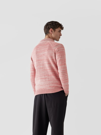 Lardini Strickjacke mit Umlegekragen Pink 5