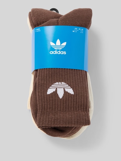 adidas Originals Sokken met labeldetails in een set van 6 paar Beige - 3