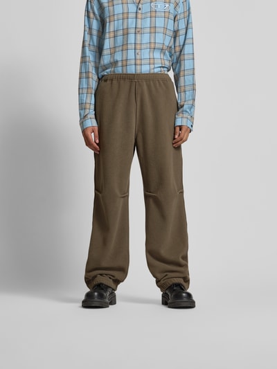 MM6 Maison Margiela Sweatpants mit elastischem Bund Taupe 4