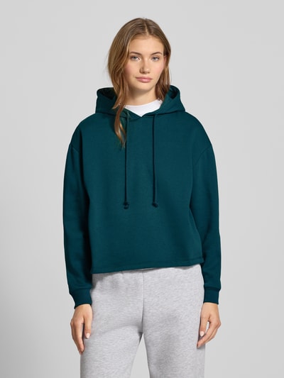 Pieces Regular Fit Hoodie aus Baumwoll-Mix Modell 'CHILLI' Petrol 4