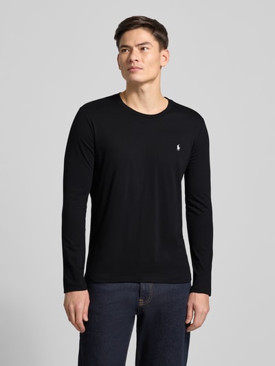 Polo Ralph Lauren Underwear Longsleeve aus Baumwolle mit Label-Stitching Black 4