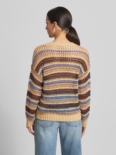 Weekend Max Mara Oversized Pullover aus Leinen-Baumwoll-Mix Modell 'DONIRICA' Mittelbraun 5