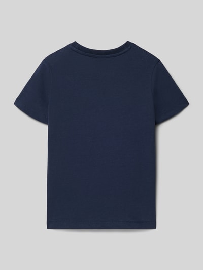 s.Oliver RED LABEL Regular Fit T-Shirt aus reiner Baumwolle Marine 3
