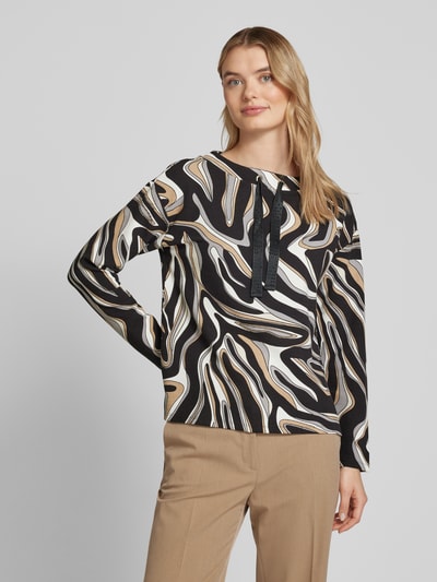 Betty Barclay Longsleeve aus Viskose-Mix mit Rundhalsausschnitt Black 4